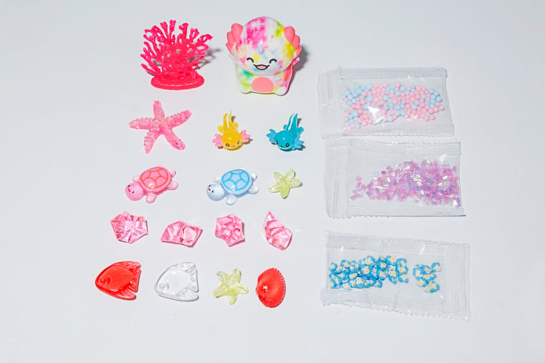 Play Play Dough X DIY Axolotl Butter Slime official product image 5