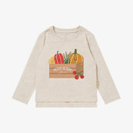 Petite Revery Munchies Long Sleeve Tee - Sea Salt