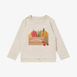 Petite Revery Munchies Long Sleeve Tee - Sea Salt