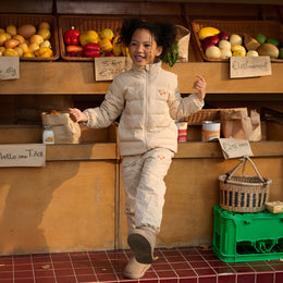 Petite Revery Biscuits & Vine Waterproof Down Jacket - You're So Vine