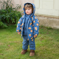 Petite Revery Biscuits & Vine Waterproof Down Jacket - Biscuit Banter