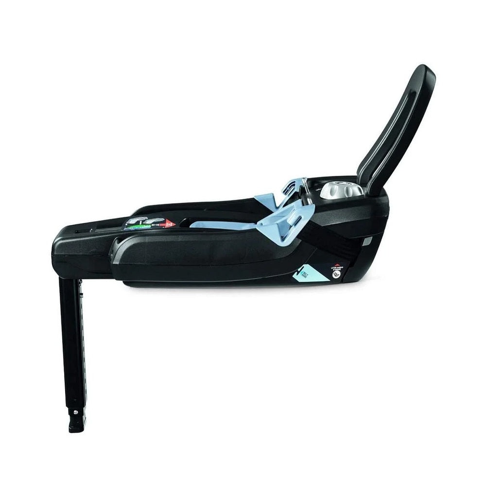 Primo Viaggio Nido infant car seat base by PEG PEREGO with extended support leg and blue latch arms.