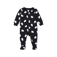 Petit Lem Ghosts Glow In The Dark Print On Black Sleeper