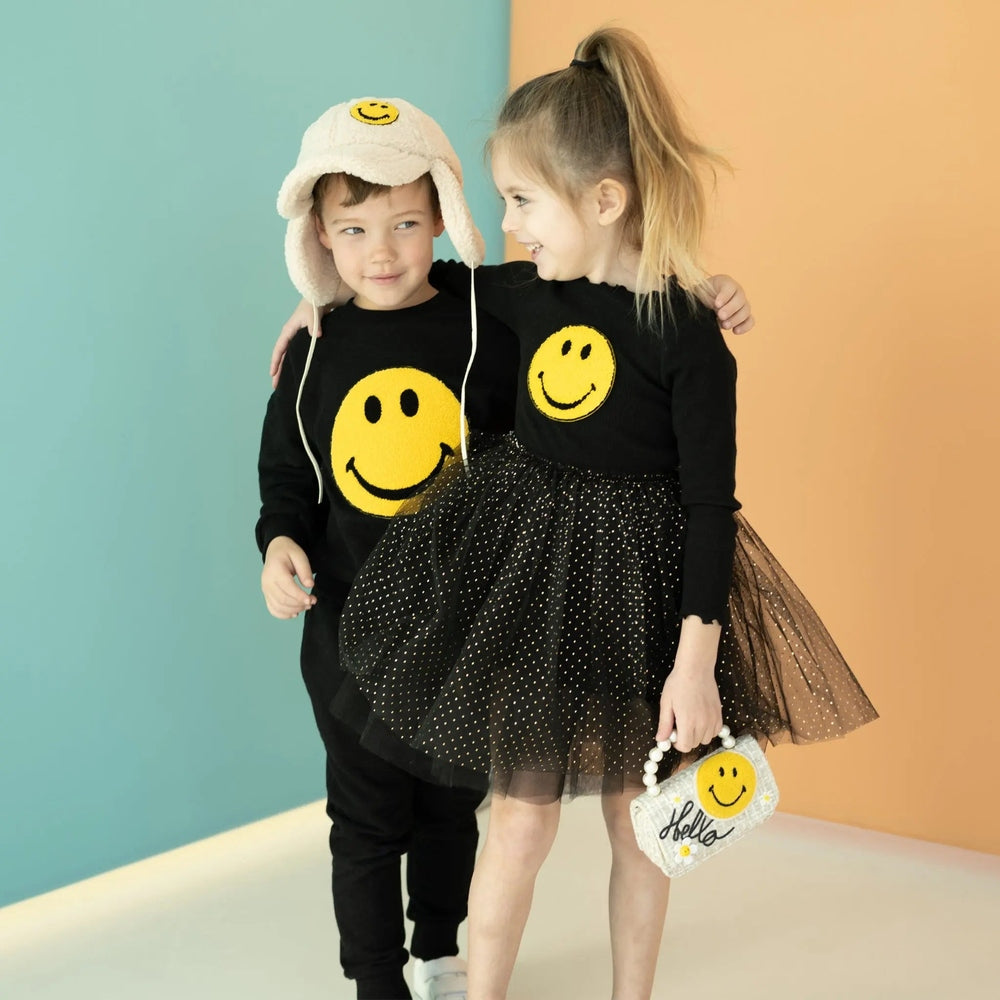 Petite Hailey Smile Tutu Black