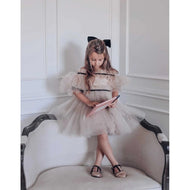 Petite Maison Kids Coco Caramel Tulle Dress