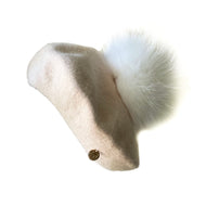 Petite Maison Kids Cream Wool Beret
