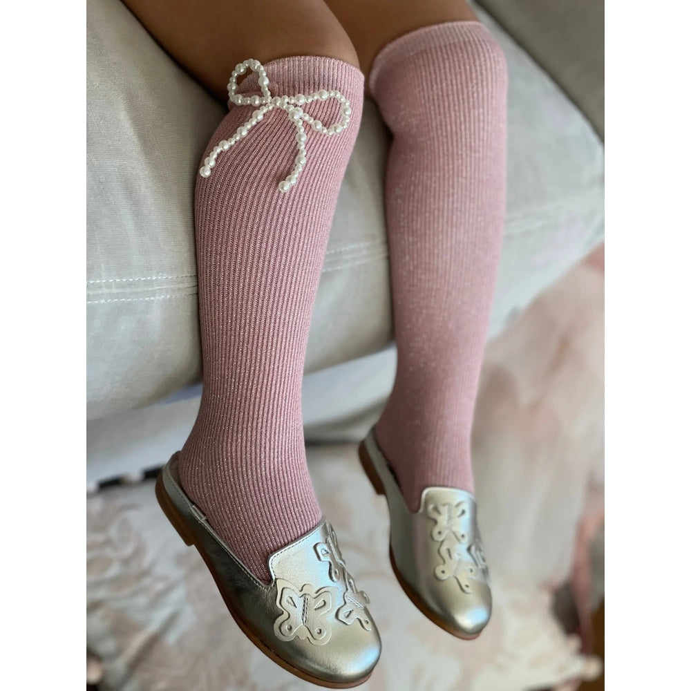 Petite Maison Kids Perla Shimmer Socks