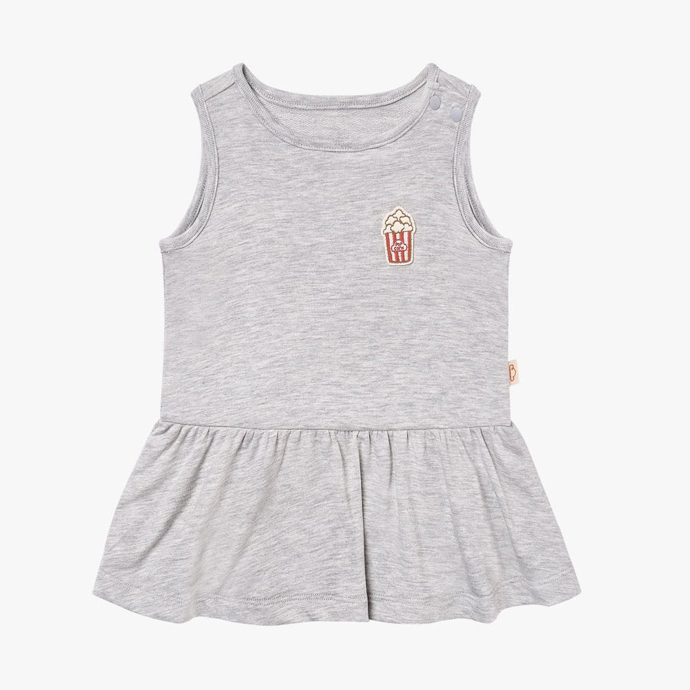 Petite Revery Baby Dress - Fog Grey 03