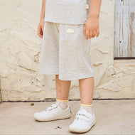 Petite Revery Bamboo Cotton Cropped Pants - Fog Grey