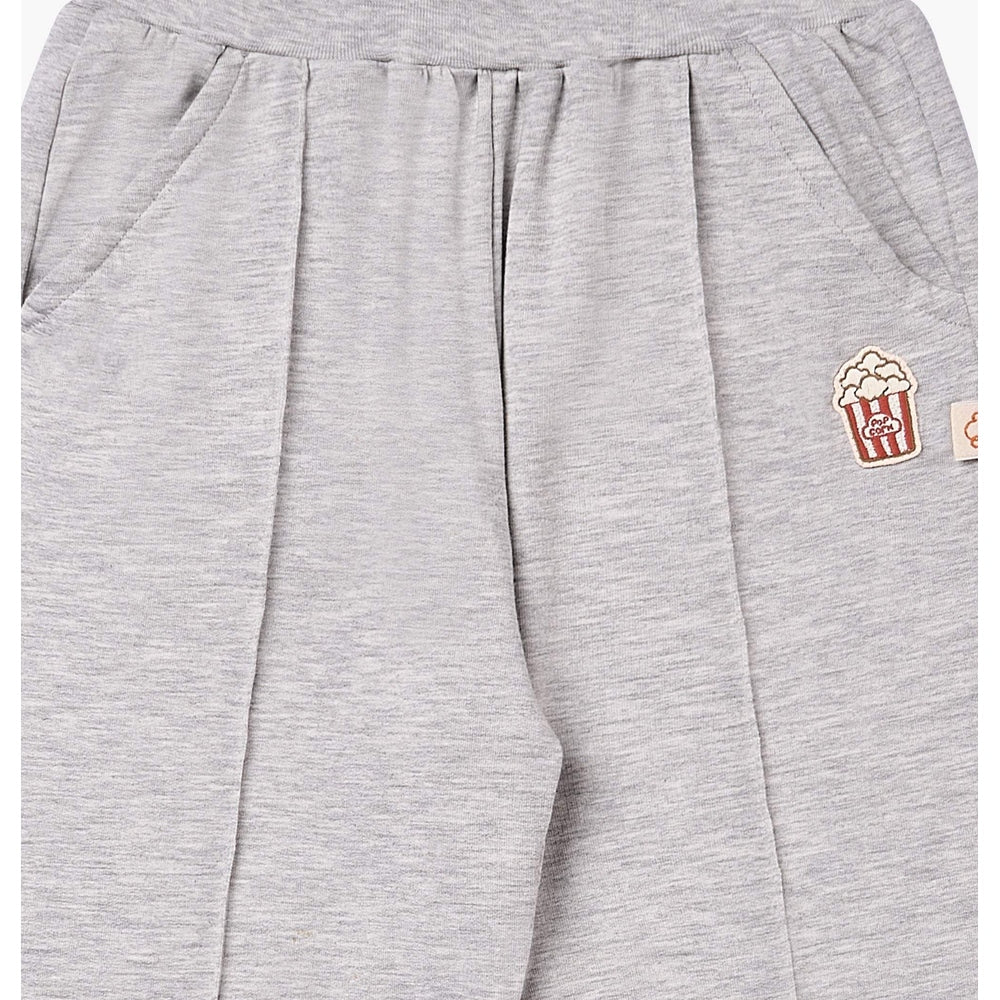 Petite Revery Bamboo Cotton Joggers - Fog Grey 01