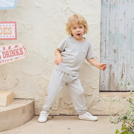 Petite Revery Bamboo Cotton Joggers - Fog Grey