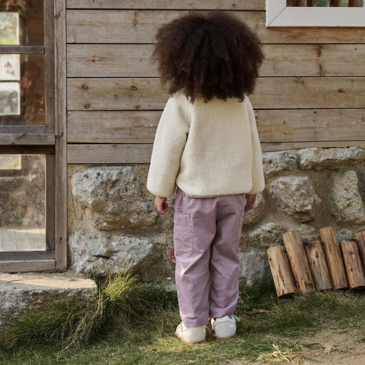 Petite Revery lilac blush corduroy pants for toddlers, PETITE REVERY brand
