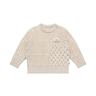 Petite Revery Cotton Knit Sweater Cloud