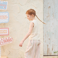 Petite Revery Cotton Knit Vest - Jet Stream