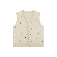 Petite Revery Cotton Knit Vest Mini Camp Revery