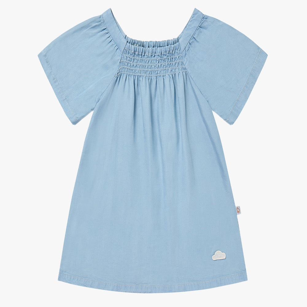 Petite Revery Dress - Chambray Denim 03