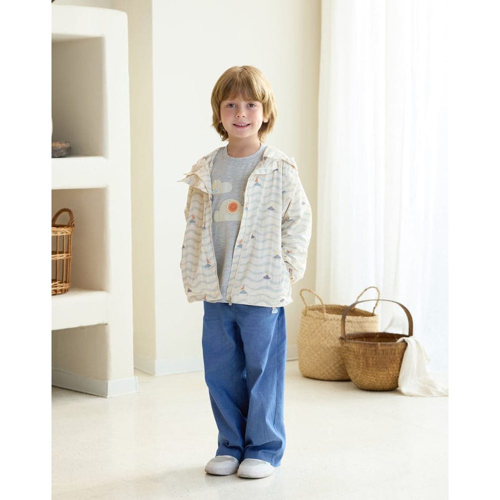 Petite Revery Hooded Windbreaker Sea La Vie