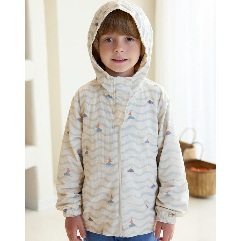 Petite Revery Hooded Windbreaker Sea La Vie