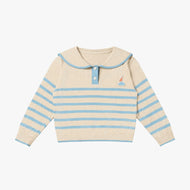 Petite Revery Knit Sweater Seastripes