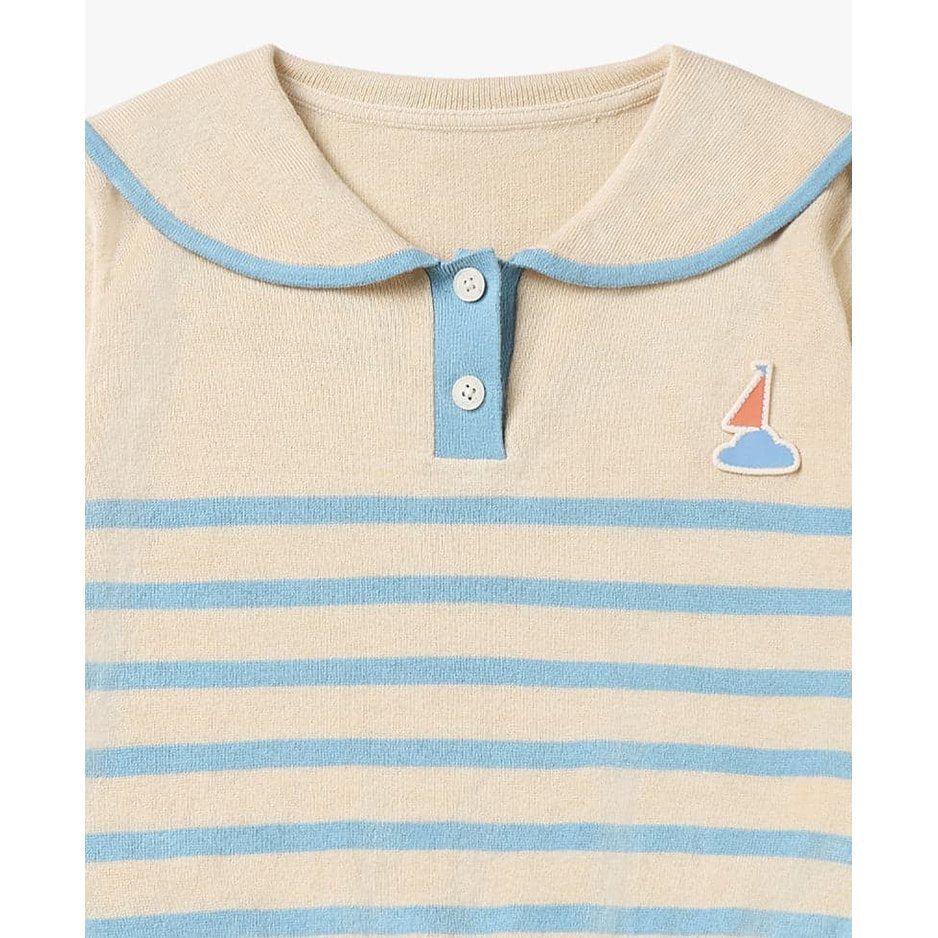 Petite Revery Knit Sweater Seastripes