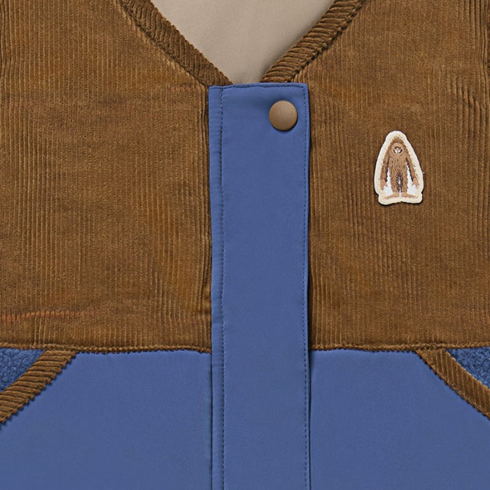 Petite Revery Polyester Down Vest Deep Sea Blue