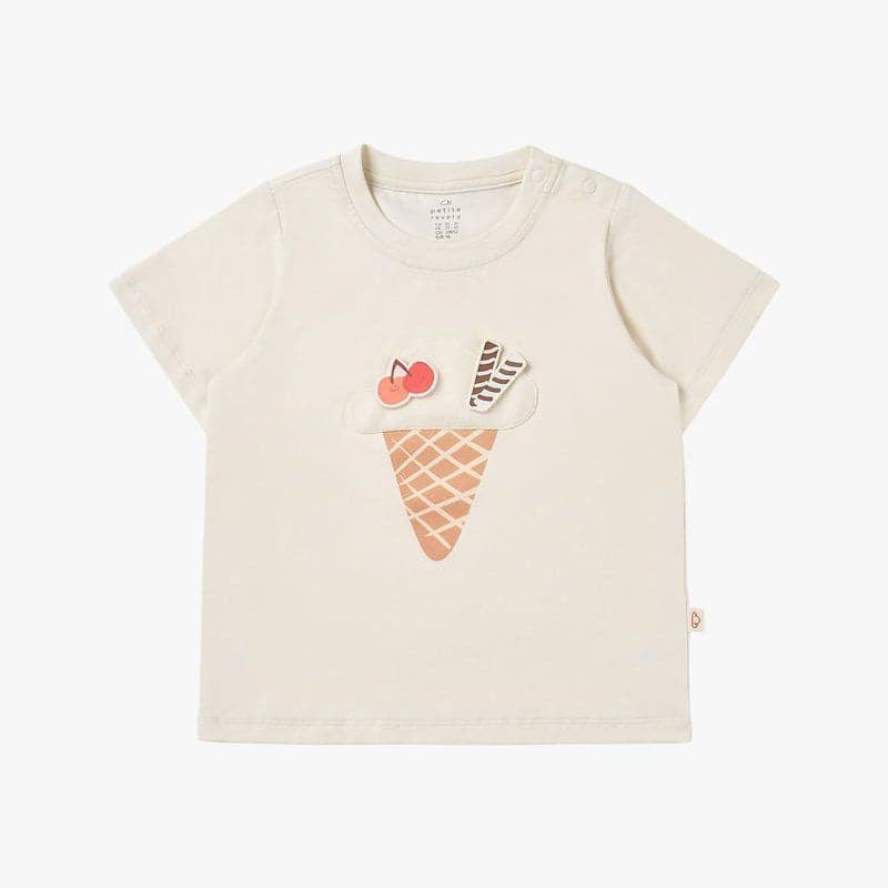 Petite Revery Quick Dry Cooling Cotton Short Sleeve Tee Jet Stream