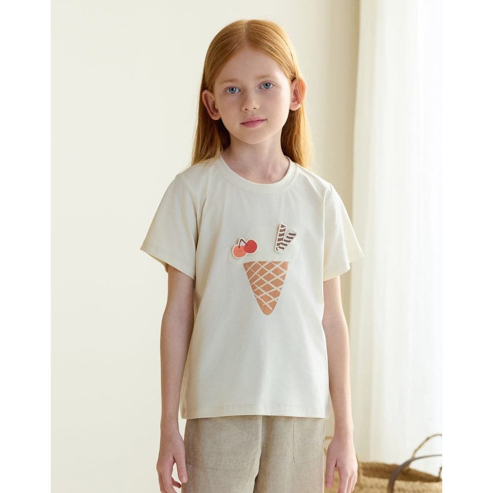 Petite Revery Quick Dry Cooling Cotton Short Sleeve Tee Jet Stream