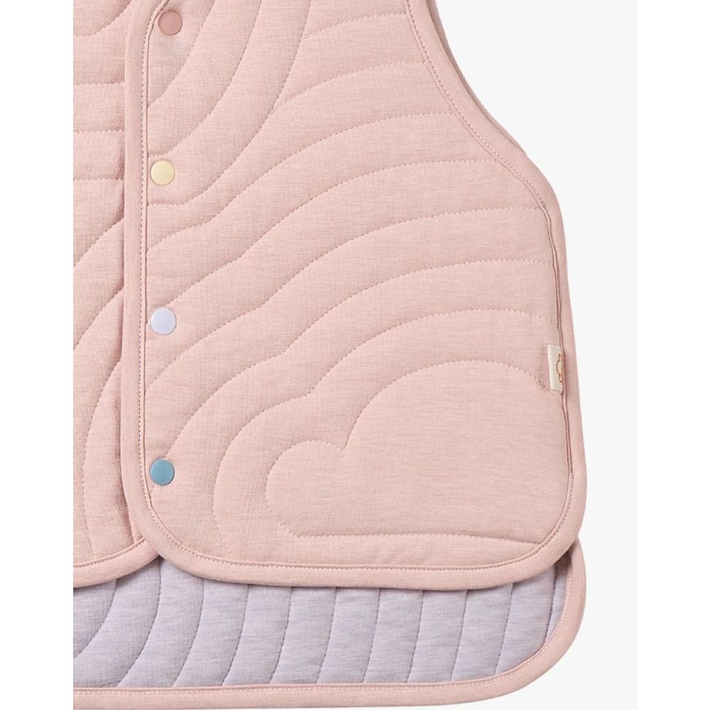Petite Revery Quilted Cloud Vest Rose Smoke
