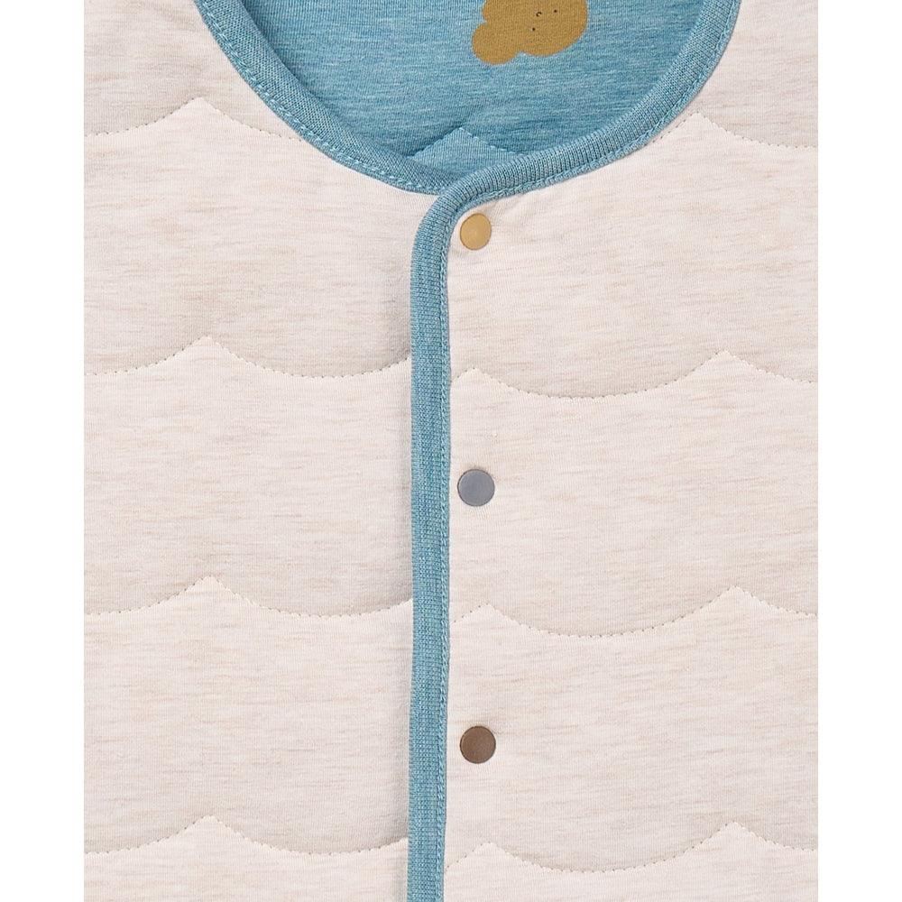 Petite Revery Quilted Reversible Vest Cloudy Cotton Candy