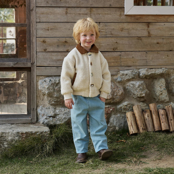 Petite Revery Recycled Fleece Jacket Cloud