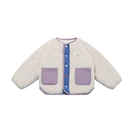 Petite Revery Recycled Fleece Reversible Jacket Cloud