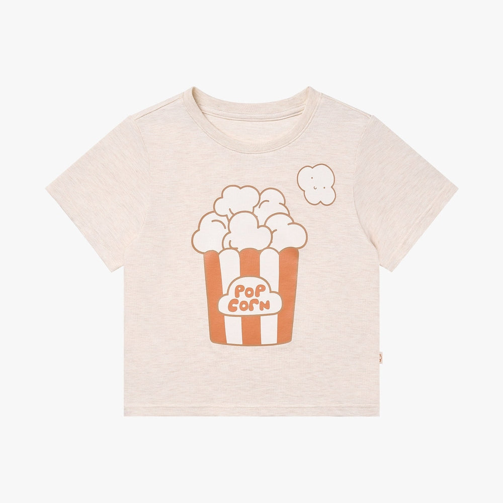 Petite Revery Short Sleeve Tee Nimbus Cloud - White Background