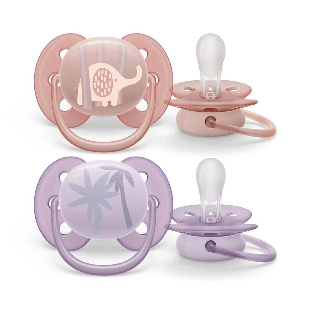 Philips Avent Ultra Soft Pacifier 2 Pack (0-6M)