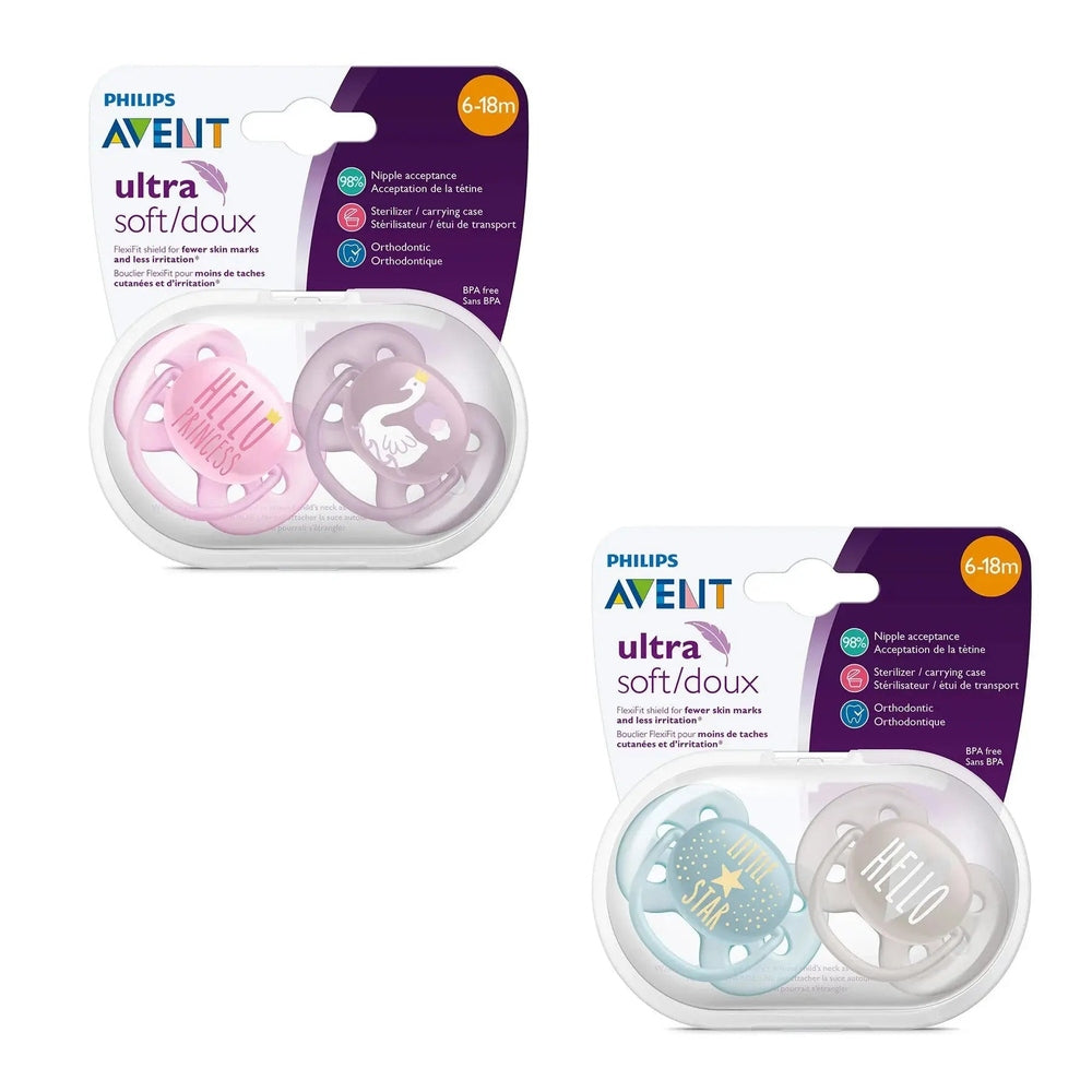 Philips Avent Ultra Soft Pacifier 2 Pack