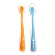 Piyo Piyo Silicone Spoon Blue/Orange