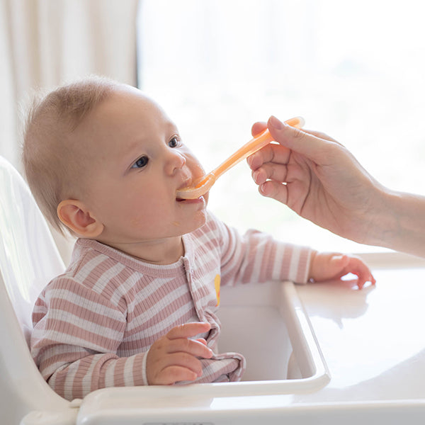 Piyo Piyo Silicone Spoon Blue/Orange