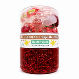 Play Play Dough DIY Cherry Clear Slime