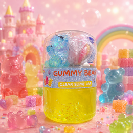 Play Play Dough DIY Gummy Bear Clear Slime