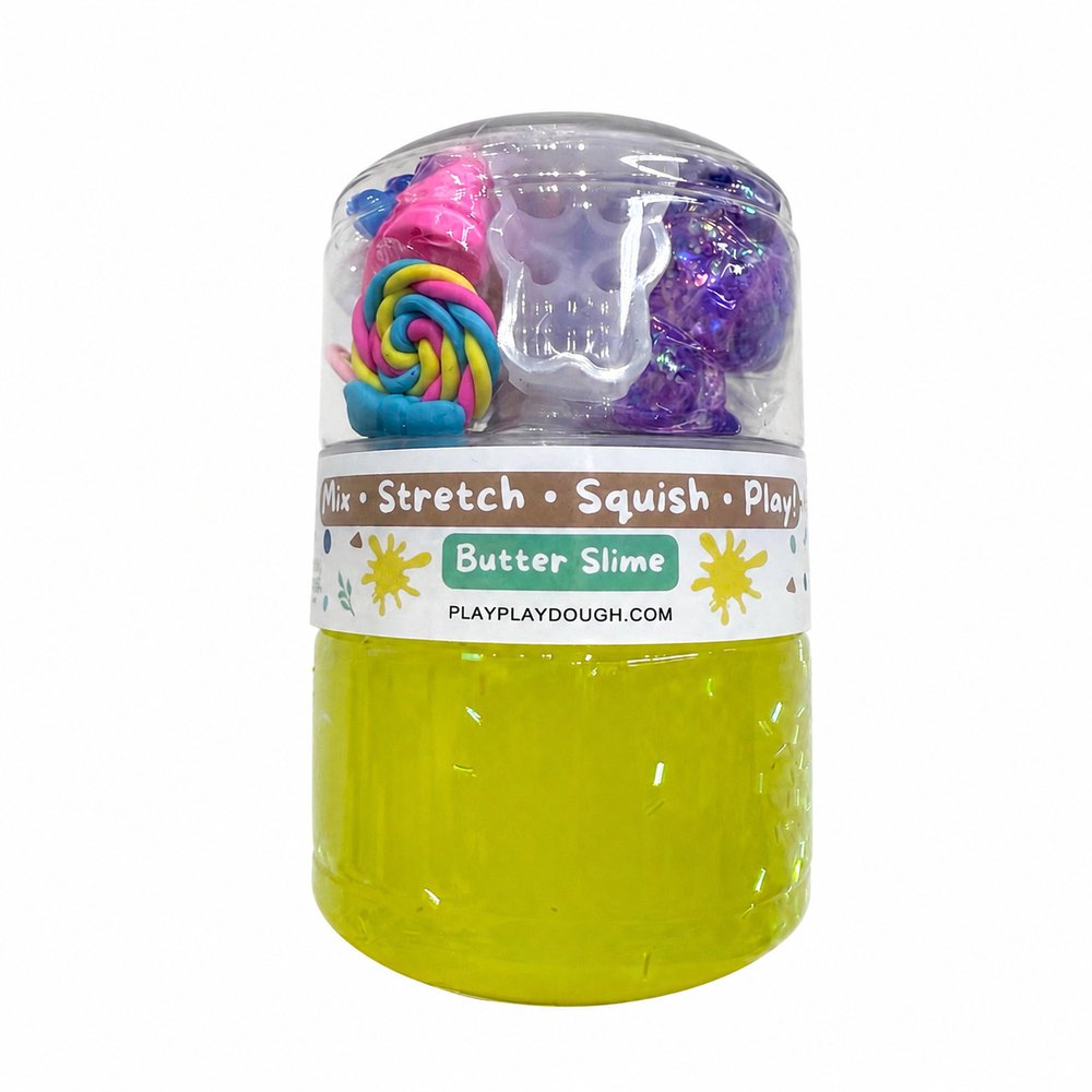 Play Play Dough DIY Gummy Bear Clear Slime