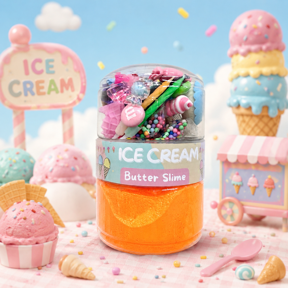 Play Play Dough DIY Ice Cream Slime