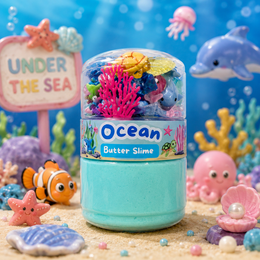 Play Play Dough DIY Ocean Butter Slime