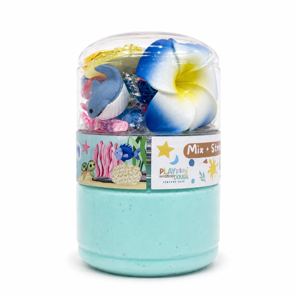 Play Play Dough DIY Ocean Butter Slime