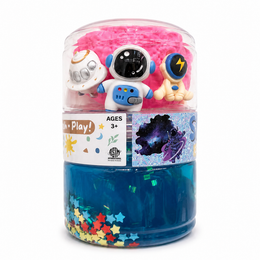 Play Play Dough DIY Space Clear Slime