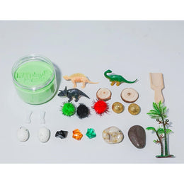 Play Play Dough Dino Fun Sand Jar