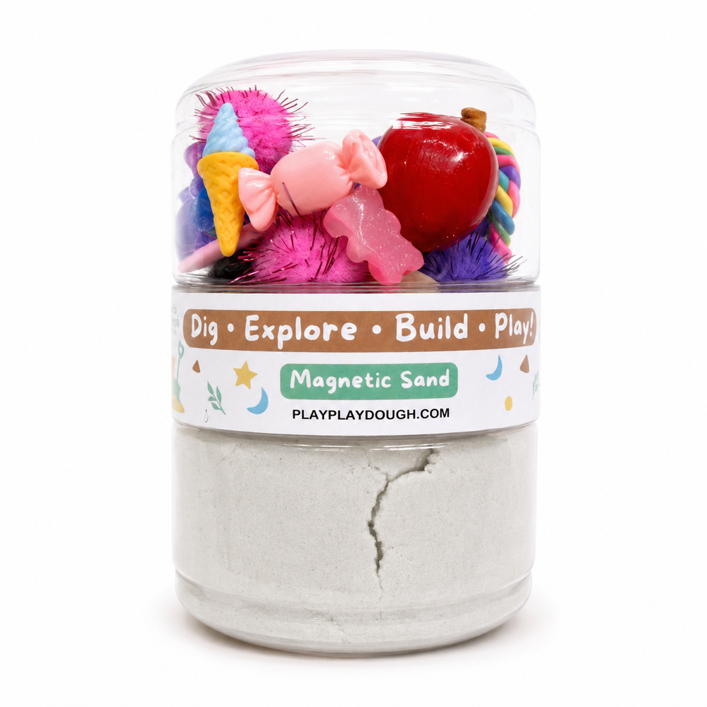 Play Play Dough Ice Cream Fun Sand Jar