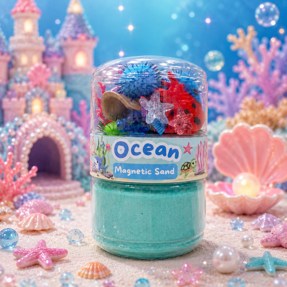 Play Play Dough Ocean Fun Sand Jar