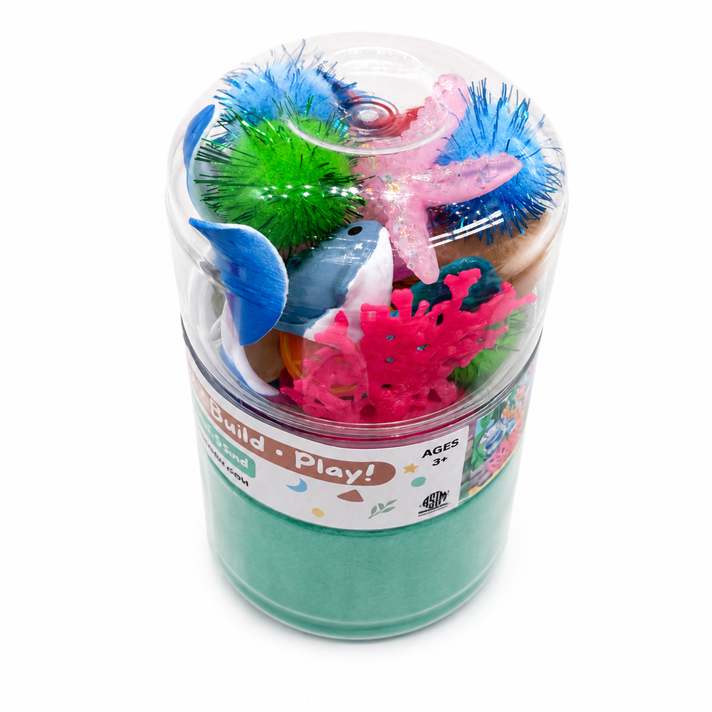 Play Play Dough Ocean Fun Sand Jar