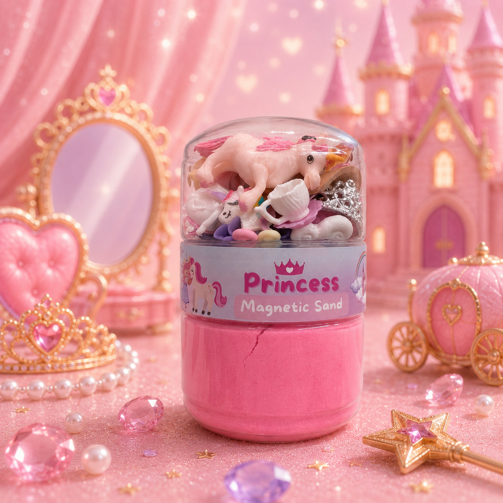 Play Play Dough Princess Fun Sand Jar