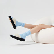 Posee Cross Strap Plush Fashion Slippers Panada