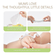 Purcotton Cotton Baby Wet Wipes 20 Sheets